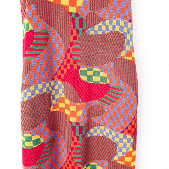 Pucci Giardino Checkered Jacquard Maxi Dress - Picture 4 of 14